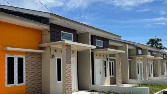 Penampakan rumah di greenview yang dekat dengan USU